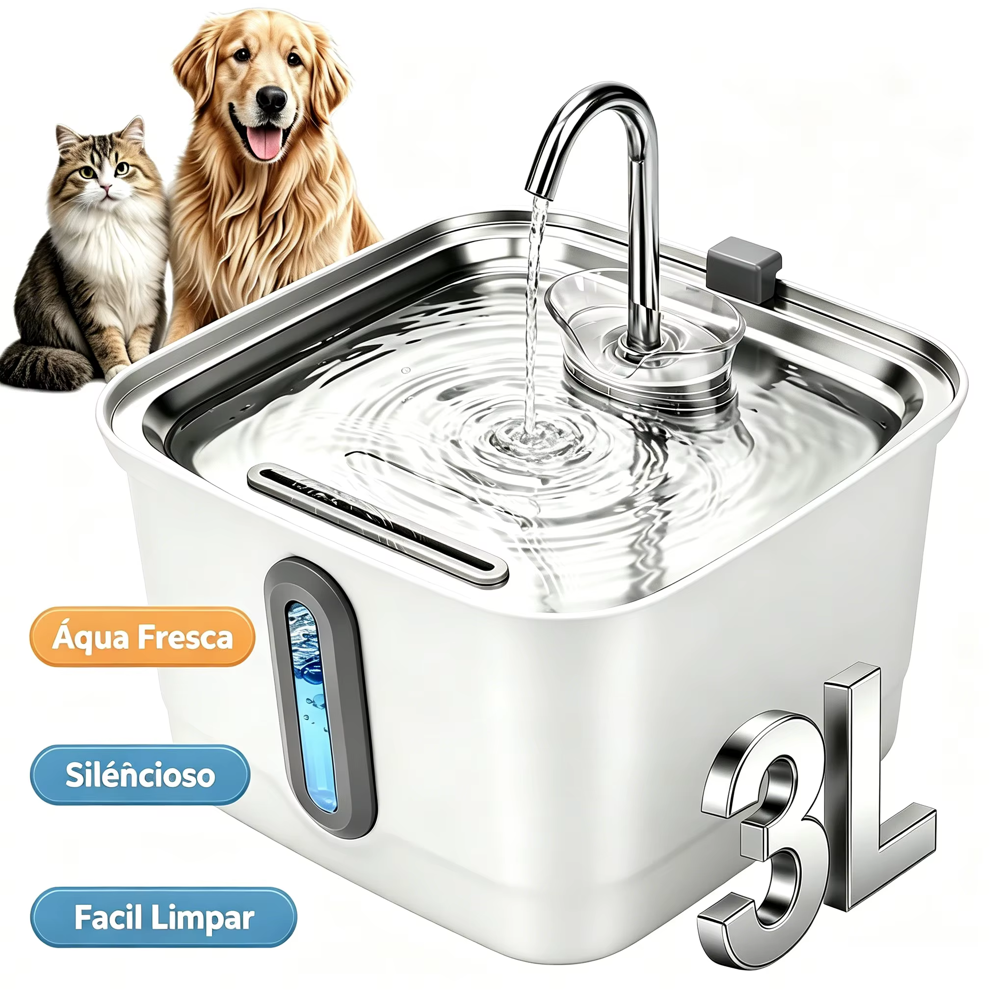 Bebedouro Automático para Pets · Dispensador de Água | Varelle