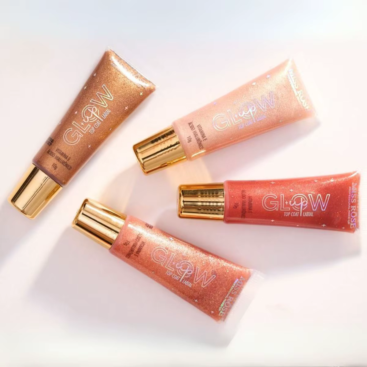 Top Coat Labial Miss Rôse Glow Up | Varelle